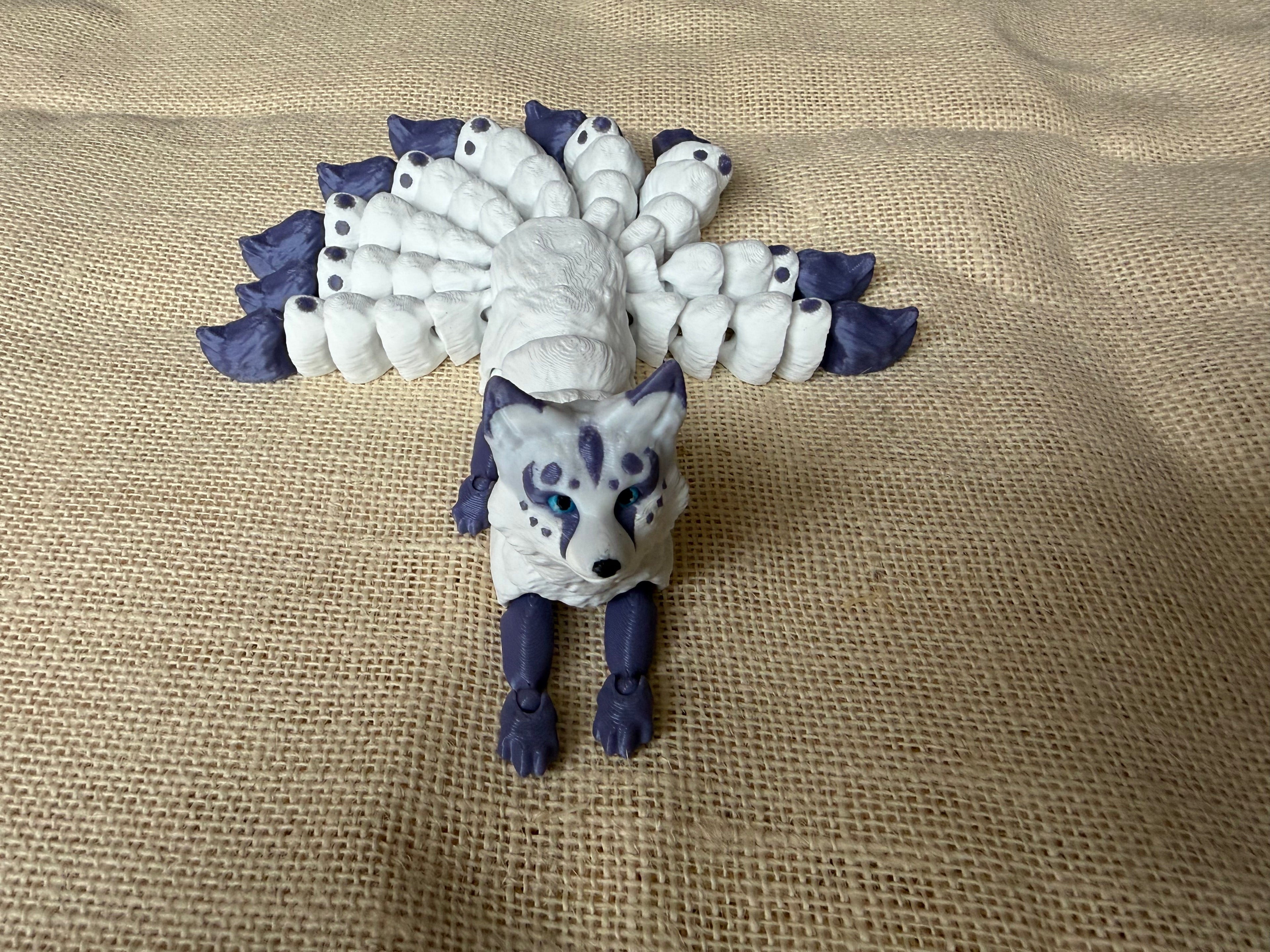 Kitsune flexible ornament