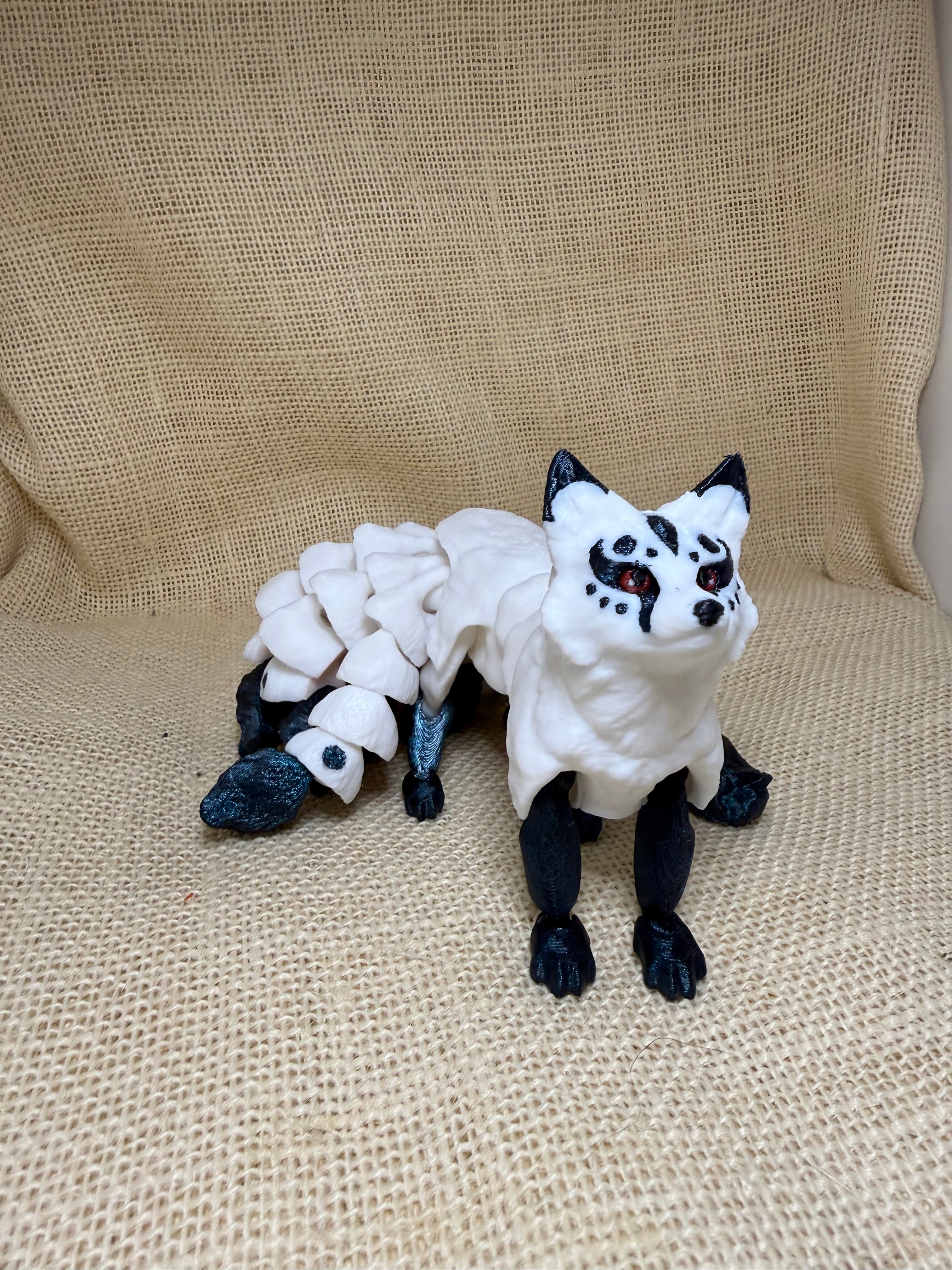 Kitsune flexible ornament