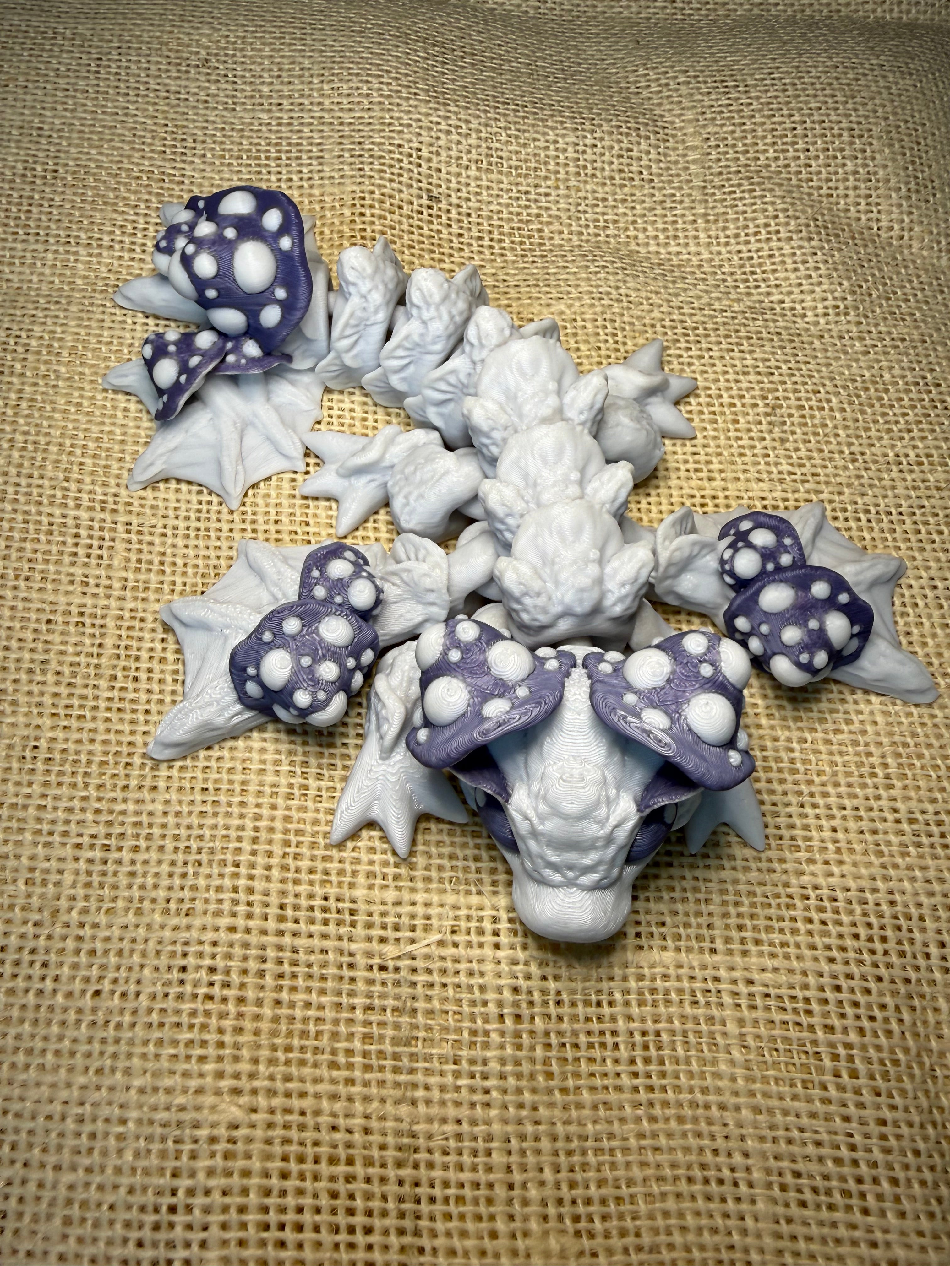 Articulated mushroom dragon