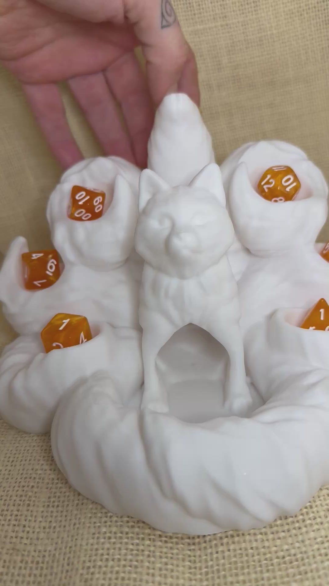Kitsune dice tower